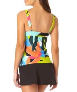 Brand new 😍 Anne Cole - Women's Twist Front Underwire Tankini Swim Top ⌛