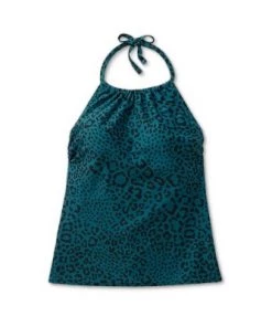 Best Pirce ✨ Women's High Neck Open Back Tankini Top - Kona Sol™ Black 🔔 -Swimsuits Official Site unnamed file 10030