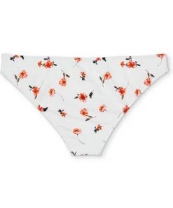 Outlet ⌛ Women's Cheeky Bikini Bottom - Shade & Shore™ White Floral Print 🎉 -Swimsuits Official Site unnamed file 1005