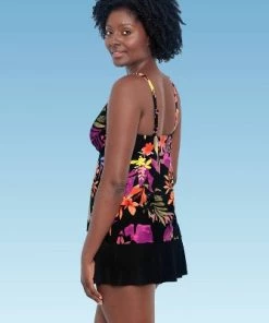 Top 10 ๐ Women's Slimming Control Twist-Front Tankini Top - Dreamsuit by Miracle Brands Black โค๏ธ
