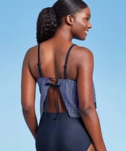 Best reviews of 🎉 Women's Handkerchief Crop Tankini Top - Kona Sol™ Navy Blue 🧨 -Swimsuits Official Site unnamed file 10103