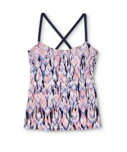 Hot Sale ⭐ Women's Cross Back Tankini Top - Kona Sol™ Multi 🎉 -Swimsuits Official Site unnamed file 10133