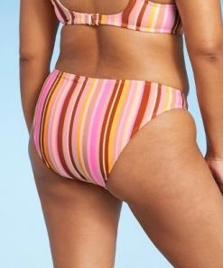Buy 👏 Juniors' Cheeky Bikini Bottom - Xhilaration™ Multi Stripe ❤️ -Swimsuits Official Site unnamed file 1014