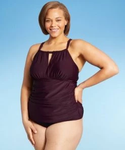 Best Sale 😍 Women's Post Mastectomy High Neck Tankini Top - Kona Sol™ Atlantic Burgundy 🔥 24 Best Sale 😍 Women's Post Mastectomy High Neck Tankini Top - Kona Sol™ Atlantic Burgundy 🔥 -Swimsuits Official Site unnamed file 10159