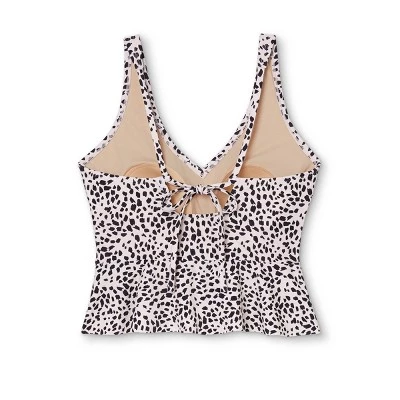 Best Sale ⌛ Women's Peplum Crop Tankini Top - Kona Sol™ Animal Print 🧨 7 Best Sale ⌛ Women's Peplum Crop Tankini Top - Kona Sol™ Animal Print 🧨 - Image 5
