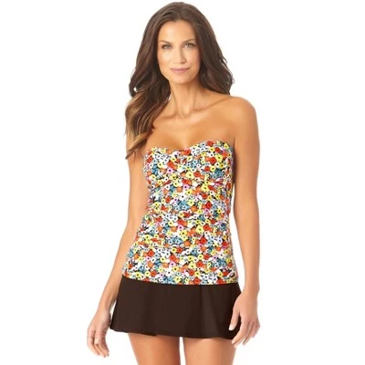 Outlet ⭐ Anne Cole - Women's Twist Front Bandeaukini Swim Top ❤️ 10 Outlet ⭐ Anne Cole - Women's Twist Front Bandeaukini Swim Top ❤️ - Image 8