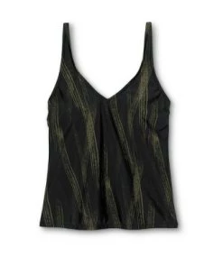 Promo ❤️ Women's V-Neck Tankini Top - All in Motion™ Olive Green & Black 😍 -Swimsuits Official Site unnamed file 10197