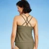 Brand new 👍 Women's Square Neck Tankini Top - All in Motion™ Olive Green 🛒 -Swimsuits Official Site unnamed file 10208