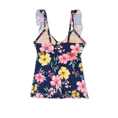 Hot Sale 👏 Maternity Floral Print Peephole Tankini Top - Isabel Maternity by Ingrid & Isabel™ Navy ✔️ 3 Hot Sale 👏 Maternity Floral Print Peephole Tankini Top - Isabel Maternity by Ingrid & Isabel™ Navy ✔️