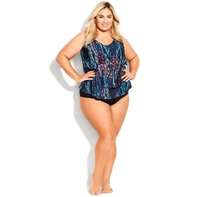 Best deal π AVENUE | Layered Tankini Top - python π 13 Best deal π AVENUE | Layered Tankini Top - python π - Image 11