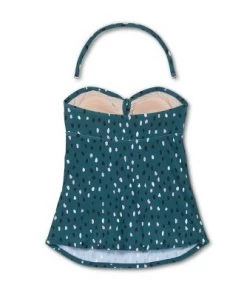 Discount ✨ Bandeau with Twist-Front Maternity Tankini Top - Isabel Maternity by Ingrid & Isabel™ Polka Dot 👏
