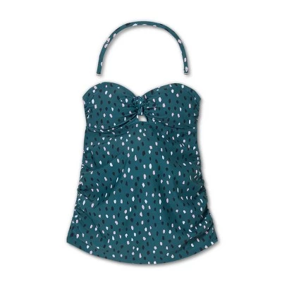 Discount ✨ Bandeau with Twist-Front Maternity Tankini Top - Isabel Maternity by Ingrid & Isabel™ Polka Dot 👏 6 Discount ✨ Bandeau with Twist-Front Maternity Tankini Top - Isabel Maternity by Ingrid & Isabel™ Polka Dot 👏 - Image 4