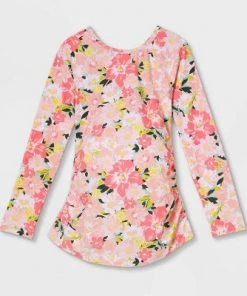 Flash Sale 🎉 Raglan Long Sleeve Rash Guard Maternity Top - Isabel Maternity by Ingrid & Isabel™ Floral 😀 -Swimsuits Official Site unnamed file 10426