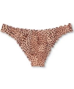 Hot Sale ✔️ Women's Ruffle High Leg Extra Cheeky Bikini Bottom - Shade & Shore™ Animal Print ⌛ -Swimsuits Official Site unnamed file 1044