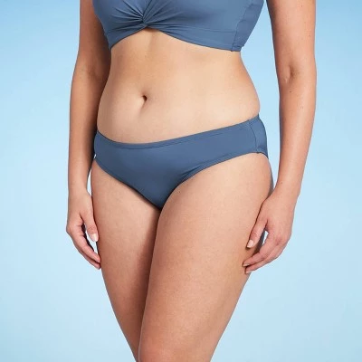 Discount 💯 Women's Medium Coverage Hipster Bikini Bottom - Kona Sol™ Mudstone Blue ⌛ 5 Discount 💯 Women's Medium Coverage Hipster Bikini Bottom - Kona Sol™ Mudstone Blue ⌛ - Image 3