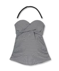 Hot Sale 🤩 Bandeau Twist-Front Maternity Tankini Top - Isabel Maternity by Ingrid & Isabel™ Striped 😍 -Swimsuits Official Site unnamed file 10507