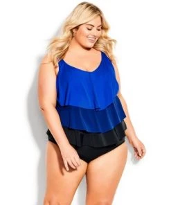 Cheap 🌟 AVENUE | Tiered Tankini Top - cobalt 🔔 -Swimsuits Official Site unnamed file 10515