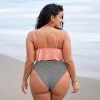 Discount 🛒 Women's Plus Size Bikini Set Swimsuit High Waisted Falbala Bathing Suit-Cupshe ✔️ -Swimsuits Official Site unnamed file 114