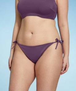 New ❤️ Women's Side-Tie Cheeky Bikini Bottom - Shade & Shore™ Dark Purple ⌛ 15 New ❤️ Women's Side-Tie Cheeky Bikini Bottom - Shade & Shore™ Dark Purple ⌛ -Swimsuits Official Site unnamed file 1224