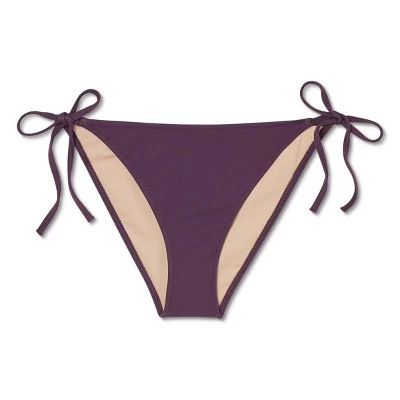 New ❤️ Women's Side-Tie Cheeky Bikini Bottom - Shade & Shore™ Dark Purple ⌛ 7 New ❤️ Women's Side-Tie Cheeky Bikini Bottom - Shade & Shore™ Dark Purple ⌛ - Image 5