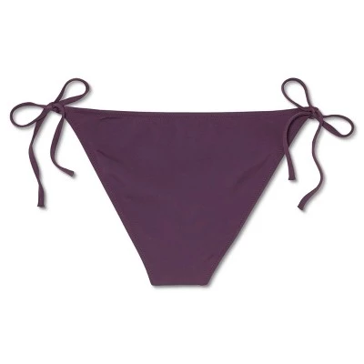 New ❤️ Women's Side-Tie Cheeky Bikini Bottom - Shade & Shore™ Dark Purple ⌛ 8 New ❤️ Women's Side-Tie Cheeky Bikini Bottom - Shade & Shore™ Dark Purple ⌛ - Image 6