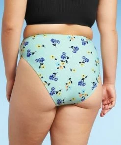 Deals 🎉 Women's High Cut Tie-Front Bikini Bottom - Sea Angel Green 🧨 -Swimsuits Official Site unnamed file 1286