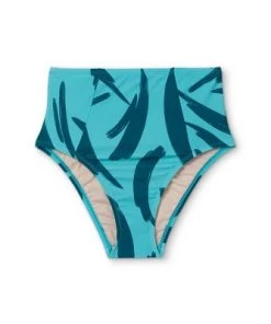 Flash Sale 🔔 Women's High Waist Medium Coverage Bikini Bottom - Kona Sol™ Turkish Blue ⭐ -Swimsuits Official Site unnamed file 1298