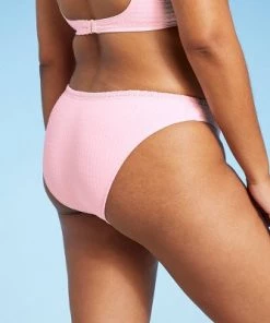 Best deal 🧨 Juniors' Textured High Leg Scoop Bikini Bottom - Xhilaration™ Light Pink 🛒 -Swimsuits Official Site unnamed file 1326