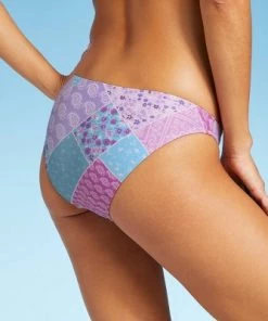 Budget 🔥 Juniors' Cheeky Bikini Bottom - Xhilaration™ Multi Paisley Print ⌛