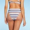 Best deal ⌛ Women's High Waist Extra High Leg Extra Cheeky Bikini Bottom - Shade & Shore™ Multi Stripe 😀 -Swimsuits Official Site unnamed file 1475
