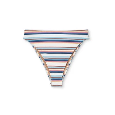 Best deal ⌛ Women's High Waist Extra High Leg Extra Cheeky Bikini Bottom - Shade & Shore™ Multi Stripe 😀 7 Best deal ⌛ Women's High Waist Extra High Leg Extra Cheeky Bikini Bottom - Shade & Shore™ Multi Stripe 😀 - Image 5