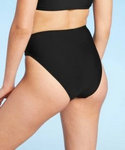 Best Pirce ⨠Women's High Leg Swim Bikini Briefs - Sea Angel Blue ā