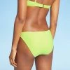 New 🎁 Juniors' High Leg Scoop Bikini Bottom - Xhilaration™ Light Green 😀 -Swimsuits Official Site unnamed file 1504