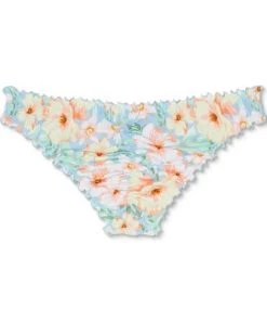 Coupon 👏 Women's Ruffle Cheeky Bikini Bottom - Shade & Shore™ Light Blue Floral 🛒 -Swimsuits Official Site unnamed file 1557