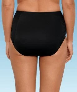 Promo 🎁 Women's Slimming Control Shirred High Waist Bikini Bottom - Beach Betty by Miracle Brands Blue 🤩 -Swimsuits Official Site unnamed file 1591