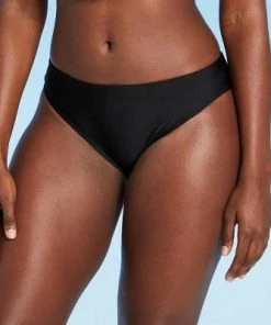 Top 10 😍 Women's Medium Coverage Hipster Bikini Bottom - All in Motion™ Black 😀 -Swimsuits Official Site unnamed file 1617