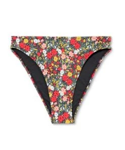 Top 10 ⭐ Juniors' Ribbed Cheeky Mid-Rise Bikini Bottom - Xhilaration™ Multi Floral Print 😀 -Swimsuits Official Site unnamed file 1642