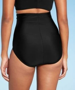 Top 10 ✨ Women's Ultra High Waist Bikini Bottom with Tummy Control - Kona Sol™ Navy 😀