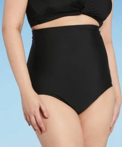 Top 10 ✨ Women's Ultra High Waist Bikini Bottom with Tummy Control - Kona Sol™ Navy 😀 -Swimsuits Official Site unnamed file 1702