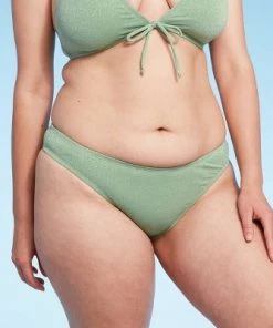 Cheapest 🎁 Women's Cheeky Bikini Bottom - Shade & Shore™ Basil Green 🤩 -Swimsuits Official Site unnamed file 1750