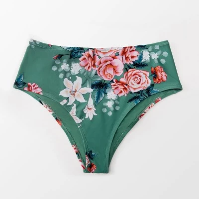 Outlet ⭐ Women's Plus Size Bikini Bottom Floral High Waisted Bathing Suit-Cupshe 😀 4 Outlet ⭐ Women's Plus Size Bikini Bottom Floral High Waisted Bathing Suit-Cupshe 😀 - Image 2