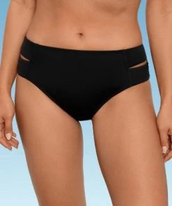 Top 10 😍 Women's Slimming Control Cut Out Mid-Rise Bikini Bottom - Beach Betty by Miracle Brands Black 🌟