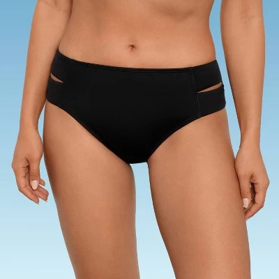 Top 10 π Women's Slimming Control Cut Out Mid-Rise Bikini Bottom - Beach Betty by Miracle Brands Black π 3 Top 10 π Women's Slimming Control Cut Out Mid-Rise Bikini Bottom - Beach Betty by Miracle Brands Black π