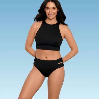 Top 10 π Women's Slimming Control Cut Out Mid-Rise Bikini Bottom - Beach Betty by Miracle Brands Black π 11 Top 10 π Women's Slimming Control Cut Out Mid-Rise Bikini Bottom - Beach Betty by Miracle Brands Black π - Image 9