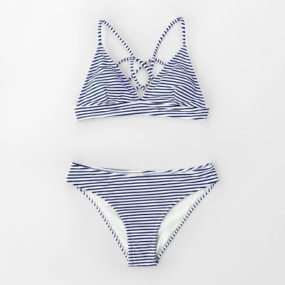 Wholesale ๐ฅ Women's Hit Summer Stripe Crisscross Low Waist Bikini - Cupshe ๐งจ 3 Wholesale ๐ฅ Women's Hit Summer Stripe Crisscross Low Waist Bikini - Cupshe ๐งจ