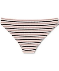 Deals ❤️ Women's Pique Textured Cheeky Bikini Bottom - Shade & Shore™ Black & White Stripe 👍 -Swimsuits Official Site unnamed file 1839