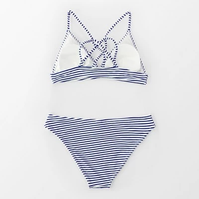 Wholesale ๐ฅ Women's Hit Summer Stripe Crisscross Low Waist Bikini - Cupshe ๐งจ 4 Wholesale ๐ฅ Women's Hit Summer Stripe Crisscross Low Waist Bikini - Cupshe ๐งจ - Image 2