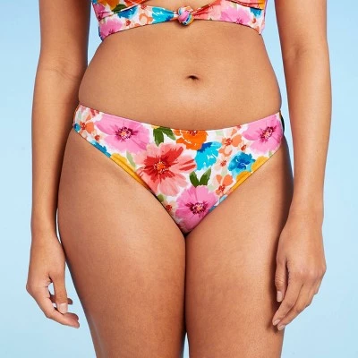 Coupon ✔️ Women's Cheeky Bikini Bottom - Shade & Shore™ Pink Floral 🎉 5 Coupon ✔️ Women's Cheeky Bikini Bottom - Shade & Shore™ Pink Floral 🎉 - Image 3
