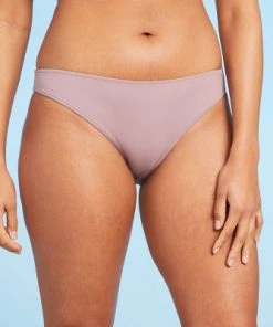 Deals 🎉 Women's Cheeky Bikini Bottom - Shade & Shore™ Mauve ⌛ -Swimsuits Official Site unnamed file 1958