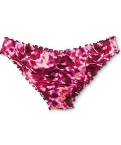 Coupon 🎁 Women's Ruffle Cheeky Bikini Bottom - Shade & Shore™ Pink Tie-Dye 🔥 -Swimsuits Official Site unnamed file 2011